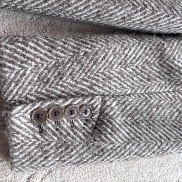 Abercrombie and Fitch Wool Blend Tailored Topcoat - Picture 8 of 8